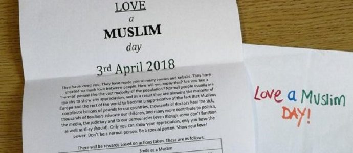 “Love a Muslim Day”: Muslims’ Response to Hatred and Racism